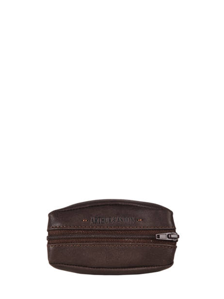 Leather Arthur Coin Purse Arthur & aston Brown johany 209