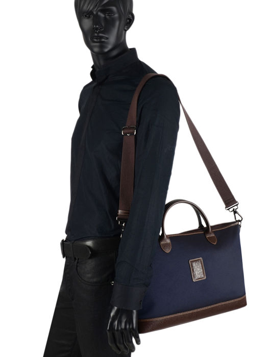 Longchamp Boxford Briefcase Blue