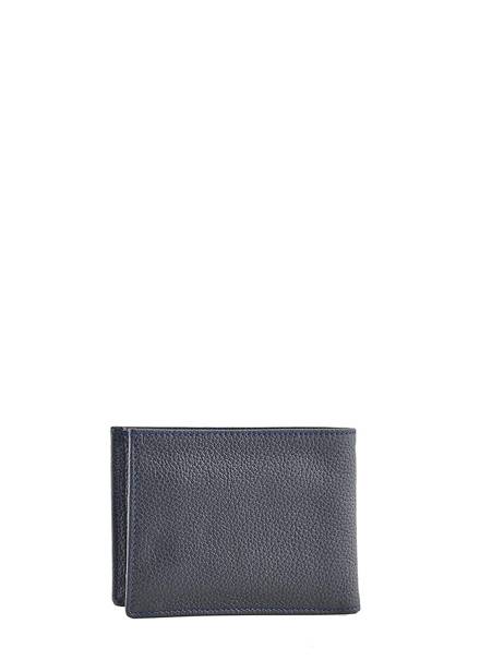 Wallet Madras Leather Etrier Blue madras EMAD440 other view 1
