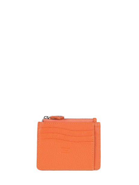 Porte-cartes Caviar Cuir Crinkles Orange caviar 14284