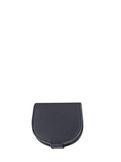 Leather Caviar Coin Purse Crinkles Blue caviar 14039