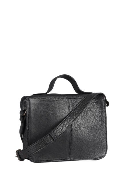 Sac Mademoiselle George Cuir Paul marius Noir dore GEORGDOR vue secondaire 4