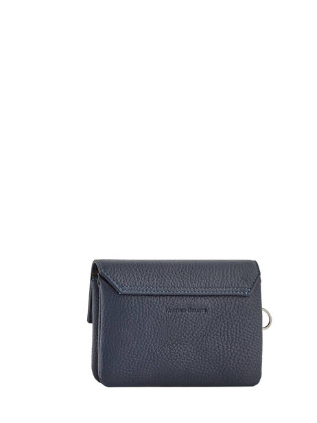 Wallet Original N Leather Nathan baume Blue nathan 1932 155N other view 2