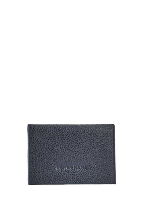 Longchamp Le foulonné Bill case / card case Blue