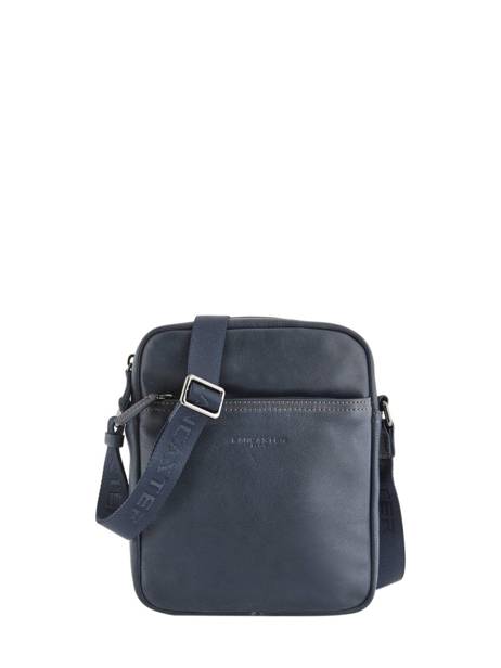 Sac Bandoulière Lancaster Bleu soft vintage homme 14