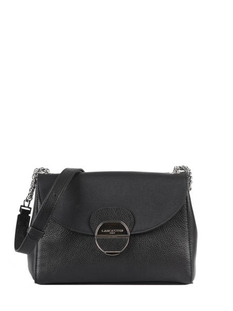 Leather Crossbody Bag Foulonné Pia Lancaster Black retro janis 60