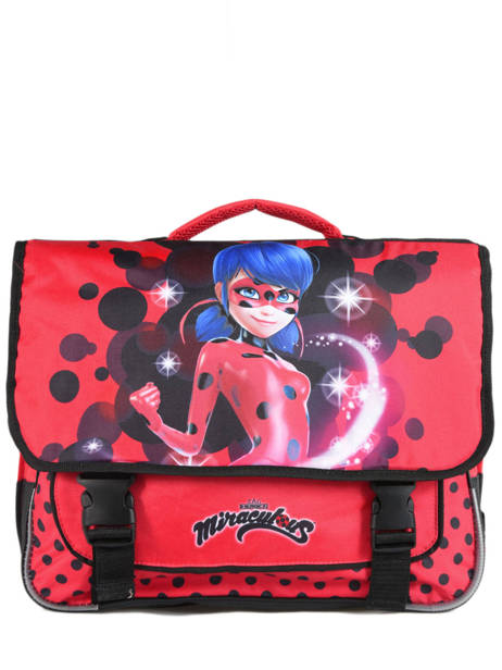 Cartable Ladybug Miraculous Rouge flocon 22240LTF