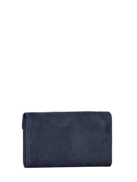 Portefeuille Cuir Etrier Bleu etincelle nubuck EETN701 vue secondaire 3