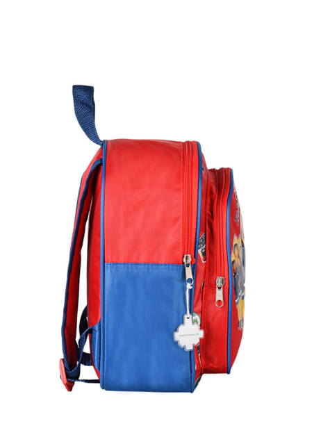 Backpack 2 Compartments Sam le pompier Red team sam 694356FI other view 2