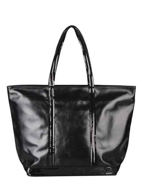 Grand Cabas Cuir Zippé Vanessa bruno Noir cabas cuir 2V40409