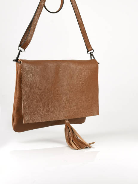 Sac Bandoulière Caviar Cuir Milano Marron caviar CA21062 vue secondaire 2