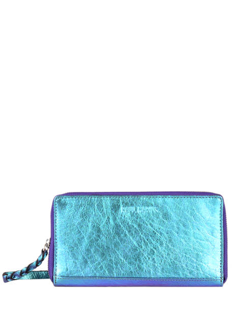 Leather Charlotte Scarabee Wallet Paul marius Blue scarabee CHARLSCA