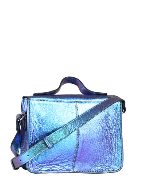 Leather Mlle George Scarabee Crossbody Bag Paul marius Blue scarabee GEORGSCA other view 4