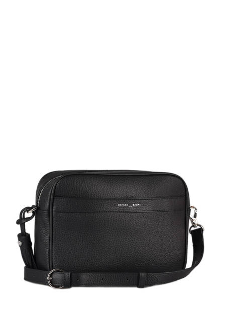 Sac Bandoulière Camera Bag Cuir Nathan baume Noir nathan 2 vue secondaire 4