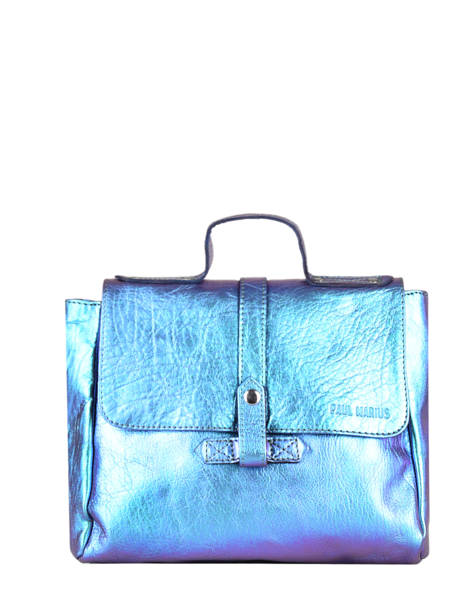 Sac Bandoulière Corneille Scarabee Cuir Paul marius Bleu scarabee CORNESCA