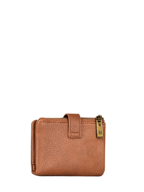 Coin Purse With Card Holder Miniprix Brown soft 376 other view 2