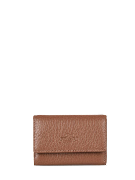 Leather Foulonné Wallet Yves renard Brown foulonne 2335