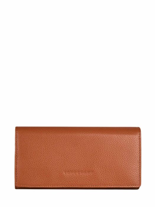 Longchamp Le foulonné Wallet Brown