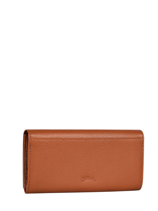 Longchamp Le foulonné Wallet Brown