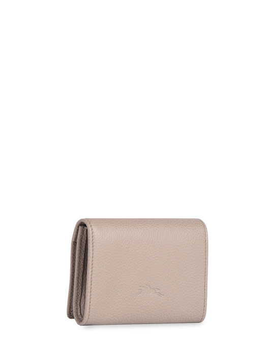 Longchamp Le foulonné Coin purse Gray