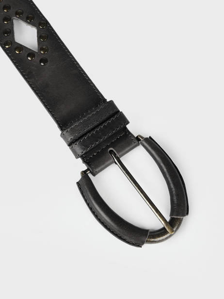 Leather Women's Belt Venita Pieces Black belt 17123133 other view 2