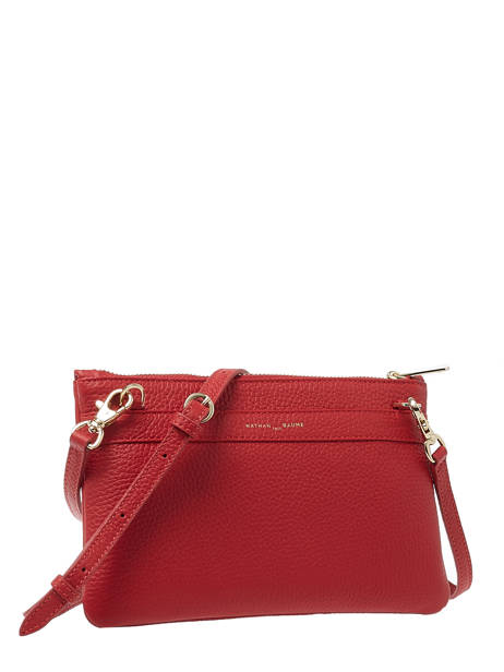 Leather Kim Crossbody Bag Nathan baume Red n city VIC-CA41 other view 4