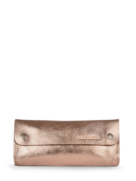 Pouch Leather Paul marius Pink vintage TROUSSE