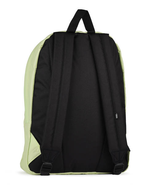 Sac à Dos 1 Compartiment Vans Vert backpack VN0A3UI6 vue secondaire 5