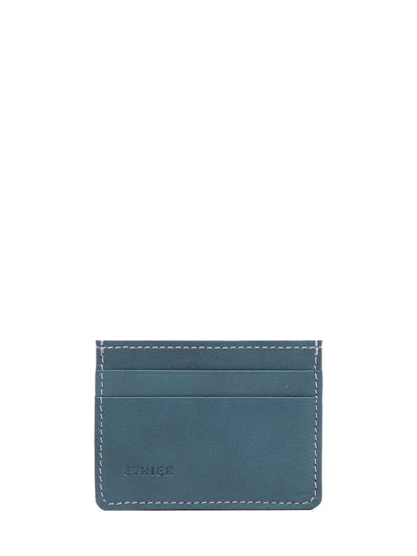 Card Holder Paris Leather Etrier Blue paris EPAR011