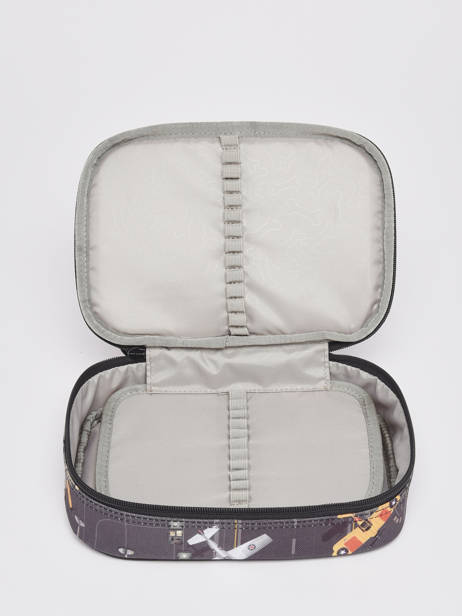 1 Compartment Mace Pencil Case Stones and bones Gray boys B other view 1