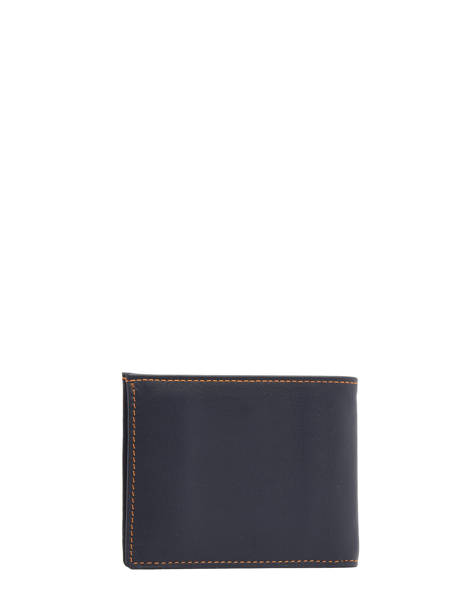 Wallet With Coin Purse Paris Leather Etrier Blue paris EPAR121 other view 3