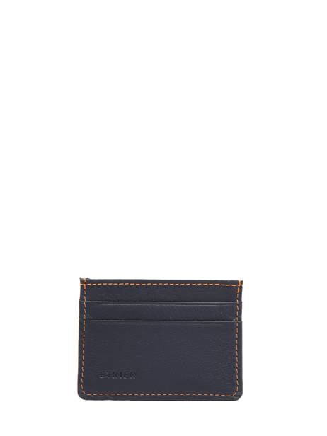 Card Holder Paris Leather Etrier Blue paris EPAR011