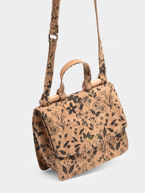 Shoulder Bag Coquelicot Cork Woomen Beige coquelicot WCOL11 other view 2