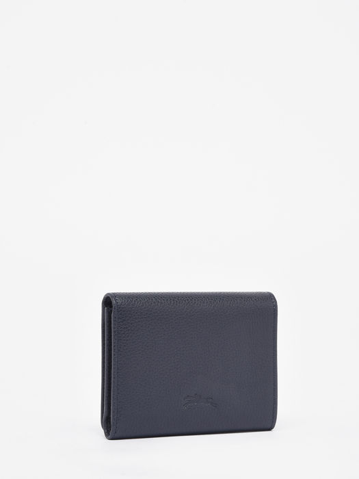 Longchamp Le foulonné Wallet Blue