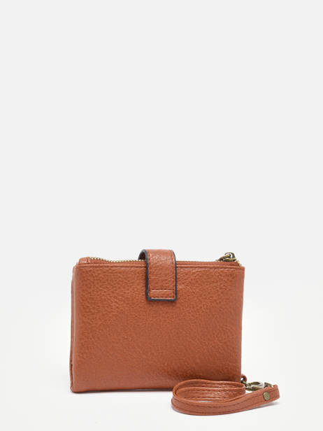 Coin Purse With Card Holder Soft Mandoline Brown soft 376 other view 2