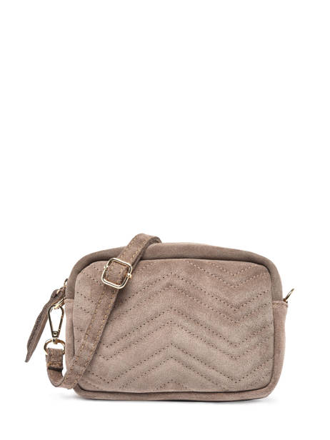 Crossbody Bag Velvet Suede Milano Beige velvet VE19111G