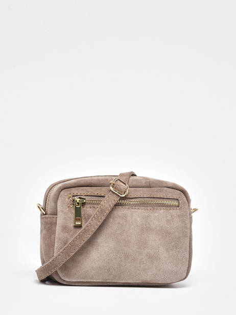 Crossbody Bag Velvet Suede Milano Beige velvet VE19111G other view 4