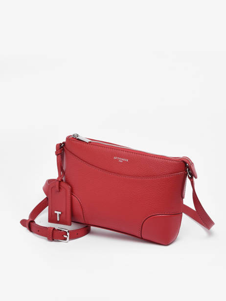 Sac Bandoulière Romy Cuir Le tanneur Rouge romy TROM1100 vue secondaire 2