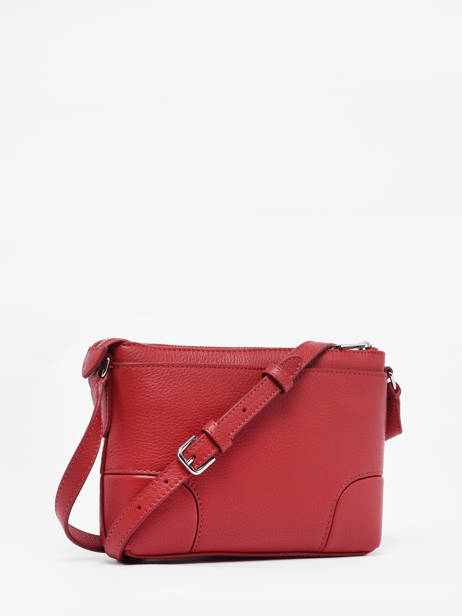 Sac Bandoulière Romy Cuir Le tanneur Rouge romy TROM1100 vue secondaire 4