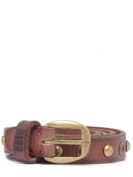 Leather Women's Belt Whitney Biba Brown belt WHIT3A