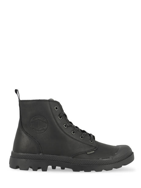 Bottines Pampa Zip En Cuir Palladium Noir men 76888008