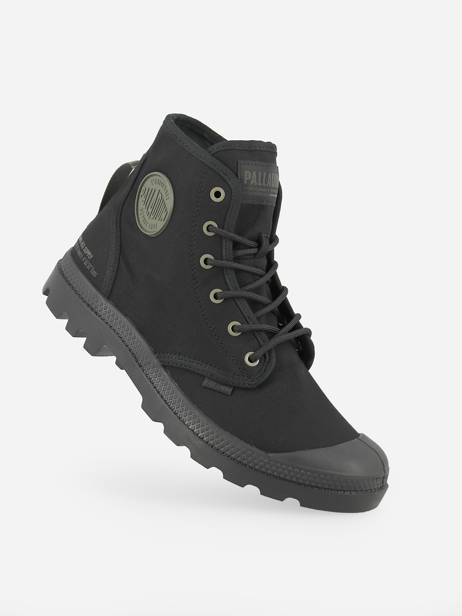 Bottines Pampa Hi Htg Palladium Noir unisex 77356001 vue secondaire 1