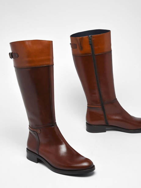 Boots In Leather Dorking Brown theme D7687 other view 4