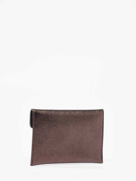 Leather Wallet Etincelle Etrier Brown etincelle irisee EETI054 other view 2