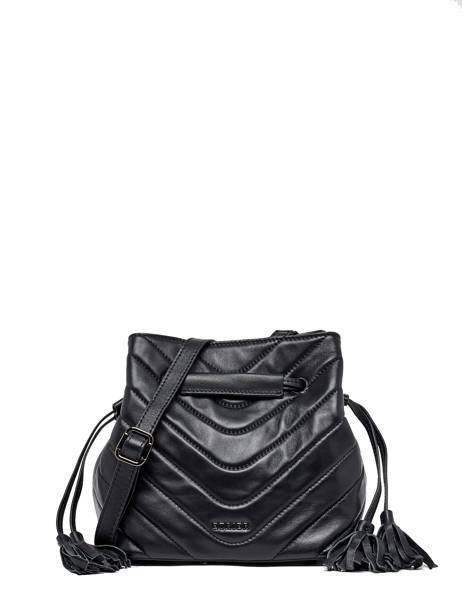 Cross Body Tas Rafale Leather Etrier Black rafale ERAF004S