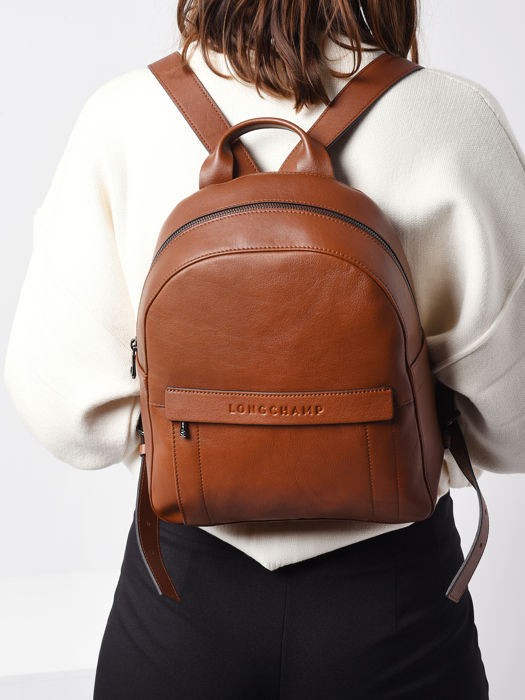 Longchamp Longchamp 3d Backpack Brown