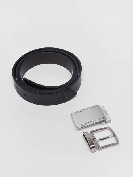 Ceinture Lacoste Noir belt RC4060 vue secondaire 2