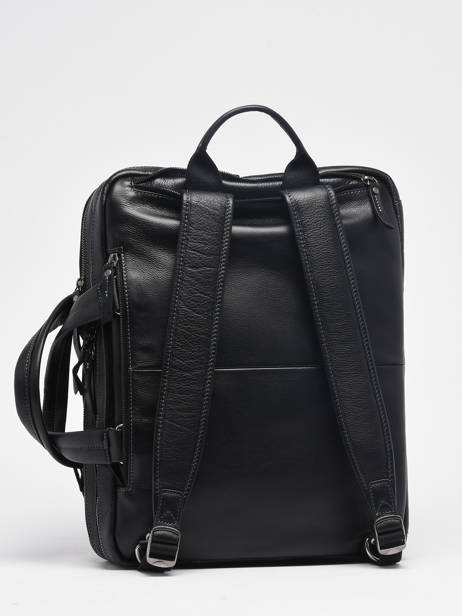 Leather Foulonné Business (back)pack Etrier Black foulonne EFOU8122 other view 5