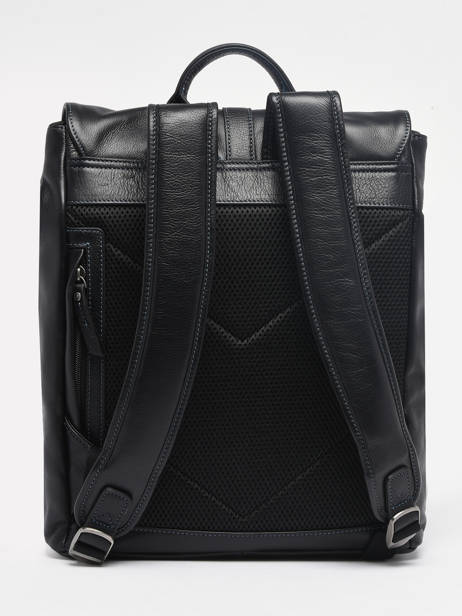 2-compartment Foulonné Backpack Leather Etrier Black foulonne EFOU8092 other view 3