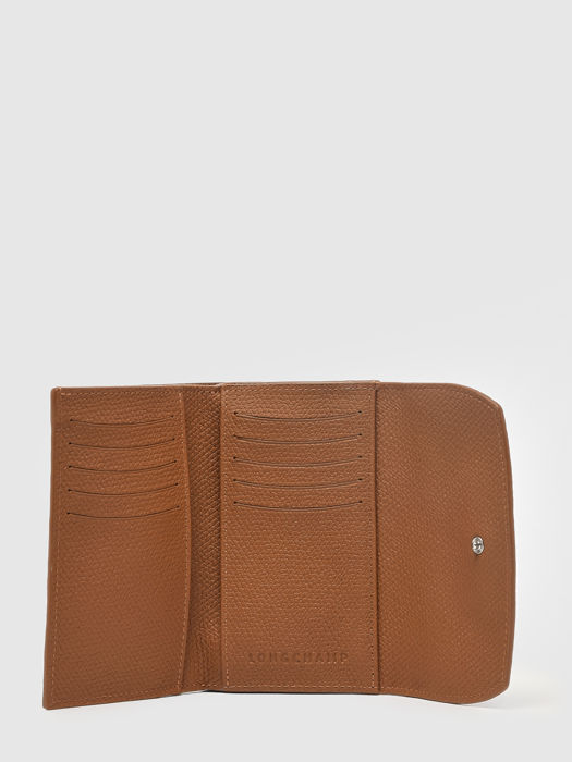 Longchamp Roseau Portefeuilles Marron